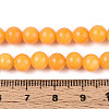 Dyed Natural Mashan Jade Round Beads Strands G-T139-6mm-67A-5