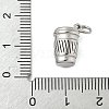 304 Stainless Steel Charms STAS-M120-02A-P-3