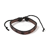 4Pcs 4 Styles PU Imitation Leather Braided Bracelets Sets BJEW-P335-01B-2