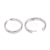 Tarnish Resistant 201 Stainless Steel Huggie Hoop Earrings EJEW-L256-05DT-P-3