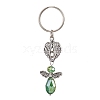 Glass & Alloy Keychain KEYC-JKC01150-4