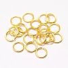 Brass Jump Rings LS-X-KK-G277-7mm-G-NR-1
