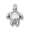 Brass with Cubic Zirconia Pendants KK-C119-11P-1