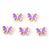 Alloy Enamel Charms X-ENAM-S121-070E-2