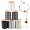 6Rolls 6 Colors Polyester Metallic Thread OCOR-TA0002-82C-1