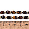 Natural Red Tiger Eye Beads Strands G-N342-53-8x6-04-5
