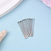 Brass Flat Head Pins KK-YW0004-02B-P-1