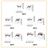   20pcs 5 style Acrylic Doll Eyelashes DOLL-PH0001-42-2