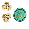 Wax Seal Brass Stamp Head AJEW-WH0209-404-1