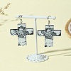 304 Stainless Steel Dangle Earrings EJEW-FS00010-8