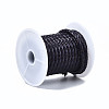 Braided Cowhide Leather Cord NWIR-N005-01G-4mm-2
