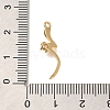 Brass Micro Pave Cubic Zirconia Pendants KK-M301-15G-3