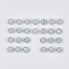 Plating Transparent Acrylic Beads TACR-T008-01B-2