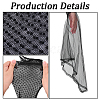 1 Pair Gauze Lace Gloves for Women AJEW-CY0002-01-7