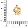 Brass Rhinestone Pendants CU-CBABE4C-01-3
