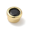 Flat Round Brass Micro Pave Cubic Zirconia Cabochons KK-P345-13G-A04-2