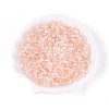 Transparent Spray Painted Glass Beads LS-EGLA-N018-4mm-08-1