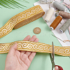 Ethnic Polyester Cloud Embroidery Ribbons OCOR-WH0092-16B-3