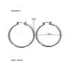 Stainless Steel Hoop Earrings SQ4494-2-2