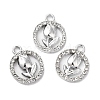 Rack Plating Alloy Crystal Rhinestone Pendants RB-L036-VF875-1-3