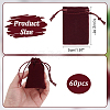  60Pcs Rectangle Velvet Drawstring Pouches TP-NB0001-66B-2