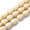 Natural Fossil Beads Strands G-F808-D01-01-2