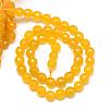 Natural White Jade Bead Strands G-R346-8mm-15-2