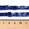 Blue Watermelon Stone Glass Beads Strands G-T139-6x6-22A-5