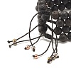 Braided Nylon Thread Lava Rock Beaded Bracelet BJEW-JB07497-5