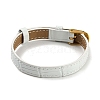Leather Textured Watch Bands AJEW-K232-01G-03-2