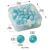 70Pcs Rubberized Style Acrylic Beads MACR-FS0001-71A-4