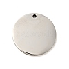 Non-Tarnish 201 Stainless Steel Pendants STAS-J041-04B-3