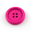 4-Hole Dyed Wood Buttons BUTT-R033-025-2