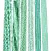 Electroplate Opaque Solid Color Glass Beads Strands EGLA-A044-P3mm-L14-2