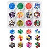 60G 12 Colors Baking Paint Glass Seed Beads SEED-YW0002-92-1