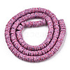 Handmade Polymer Clay Bead Strands X-CLAY-S094-6mm-B03-3