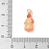 Spray Painted Brass Pendants KK-CBAE20A-01G-G-3
