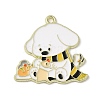 Alloy Enamel Pendants ENAM-M218-01D-G-1