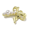 Alloy ABS Pearl Pendants PALLOY-F312-53G-2