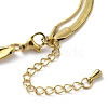 304 Stainless Steel Snake Chain & Herringbone Chain Multi-Strand Bracelets for Women BJEW-G712-03G-3