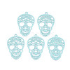 430 Stainless Steel Filigree Pendants STAS-S108-23C-1