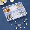 328Pcs 5 Style Brass & Plastic & 304 Stainless Steel Ear Nuts FIND-FS0001-86-8