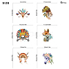 PET Heat Transfer Film Logo Stickers Set DIY-WH0230-044-2