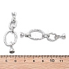 Brass Micro Pave Clear Cubic Zirconia Fold Over Clasps KK-B125-10P-3