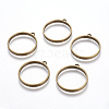 Tibetan Style Alloy Ring Frame Pendants for DIY Resin Pendants TIBEP-M019-01AB-NF-2