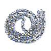 Electroplate Glass Beads Strands X-EGLA-A034-J4mm-S07-2