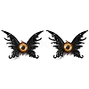 Butterfly with Eye Plastic Alligator Hair Clips PHAR-M015-04-1