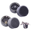 2Pcs Round Velvet Ring Boxes & Pendant Boxes Sets VBOX-CA0001-04A-1