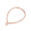 Zinc Alloy Open Back Bezel Pendants X-PALLOY-D009-33RG-2