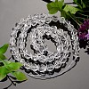 Faceted Natural Quartz Crystal Bead Strands G-J331-09-10mm-2